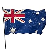 Australien-Flagge, 90 x 150 cm, große Schilder, Banner für Garten, Außenbereich, Wanddekoration, Zuhause, Innen- und Außenb