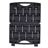 17-teilige Forstner-Bohrer, 15-40 Mm Verschiedene Aufgaben Holzbearbeitungswerkzeuge-Set Kohlenstoffstahl-Holzbohrer-S