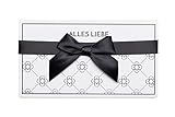 Geschenkbox für Gutschein Geschenkverpackung als Box zum Selbstausfüllen & Gutscheinkarte für Frauen und Männer | Schw