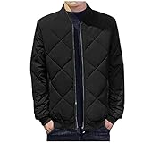 Regenjacke Herren Bomber Jacket Pullover Kapuzenjacke Sweatshirt Hoodies Coat Jacken Mantel Stand-Up Collar Down Jacket Zip Lightweight Plain Outdoor Sporty Quilted Jacket Transition Jack