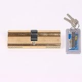 XIEJING SchließZylinder,Profil Doppelzylinder Türschlosszylinder Diebstahlsicherung AB Sicherheit High Security Doppelseitige Öffnung Aller Kupferzylinder für Möbel Knaufzylinder (Color : 70mm35-35)