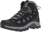 Salomon Herren Authentic Gore-Tex Trekking-& Wanderschuhe, Magnet/Black/Quiet Shade, 43 1/3 EU