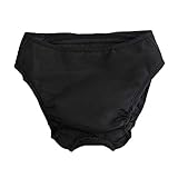 Läufig Pant, Hygieneunterhose, Haustier weibliche Hund Goldene Satsuma Sanitär Windel Physiologische Unterwäche Bunt Mehrfarbig Schwarz2 XL