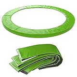 Kinetic Sports Randabdeckung Ersatzteil für Gartentrampolin mit ca. Ø 305 cm | Breite 28cm | UV beständig | reißfest | Ersatz Rahmenpolster Schutzpolster | 15 mm EPE-Schaumstoff | grü