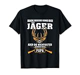 Herren Jäger Vater Jagd T-Shirt I Jagen Hobby Papa Geschenk