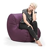 SITTING POINT only by MAGMA Sitzsack Scuba Chilly Bean aubergine (Outdoorgeeignet)