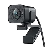 Logitech StreamCam - Livestream-Webcam für Youtube und Twitch, Full HD 1080p, 60 FPS, USB-C Anschluss, Gesichtserkennung durch Künstliche Intelligenz, Autofokus, vertikales Video - Dunkelg