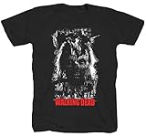 TWD Zombie Horror Serie Film Walking Dead Halloween Splatter schwarz T-Shirt Shirt S