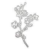 FOLODA Stanzschablone, Blumen Metall Stanzformen Schablone DIY Scrapbooking Album Papierkartenschablone Form Prägung Dek