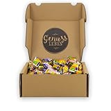 Genussleben Box mit Nimm2 im Mix 1kg, Lutschbonbons in Großpackungen, Süßigkeiten, Fruchtbonbons Mischung