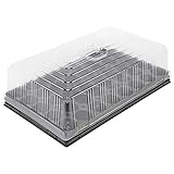 GREEN24 Hydroponik 1240 XXL Profi Zimmergewächshaus hoch mit 40 Töpfen, automatischer Bewässerung für die Anzucht mit Kapillarsystem als Treibhaus Gewächshaus (40XXL)