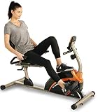 Exerpeutic 1500 XL Fitness Liegefahrrad, Liegeergometer mit hoher Kapazität, Heimtrainer mit Trainingszieleinstellung und kostenloser App