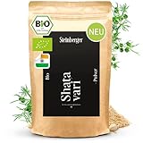 Shatavari Pulver Bio 500g | Ayurveda Superfood Pulver 100% natürlich ohne Zusatzstoffe | Indischer Spargel aus biologischem Anbau | nachhaltig geerntet | Abgefüllt in Bay