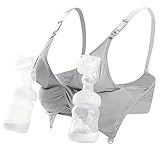 iloveSIA 2 in 1Nursing & Pumping BH Stillpumpen BH hellhellgrau Größe XL