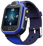 WHXJ 4G GPS Tracker Uhr für Kinder. Smartwatch mit Telefon und Notruf, Deutscher GPS Tracker Shop B