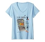 Damen Star Trek TR-590 Tricorder X Fan Art T-Shirt mit V