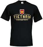 AkyTEX Vietnam Fanshirt T-Shirt WM2018 Schwarz XL
