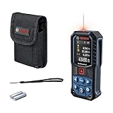 Bosch Professional Laser-Entfernungsmesser GLM 50-27 C (Reichweite: bis 50 m, robust, IP65, Bluetooth-Datenübertragung, 2 AA-Batterien, Schlaufe, Tasche)