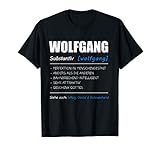 Herren Wolfgang Vorname Name Rufname Geschenk T-S