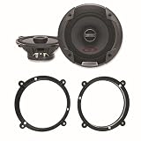 Alpine SPG-13C2 2-Wege Koaxial Lautsprecher System für die vorderen Türen Einbauset für Audi A3 8L