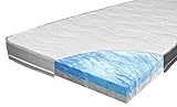 ARBD Matratzenauflage - Topper | Modelle mit 7-12cm Gesamthöhe | waschbarer Bezug mit 3D-Mesh-Klimaband (H2/H3 Duo XXL - 12cm, 90 x 200 cm)
