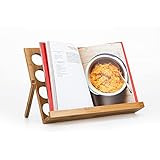 Kaffeekapselhalter aus Bambus für Kaffee-Display, 24 Pad-Aufbewahrung für K-K-K-Kaffeekapseln, 3-in-1-Schneidebretthalter und Kochbuch-Ständer, vertikaler Ständer für die Arbeitsp