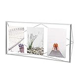 Umbra Prisma Bilderrahmen Collage 13x18 cm - Wand- und Tisch Multi-Fotorahmen für 3 Bilder, Fotos, Kunstdrucke und mehr, Metall, C