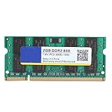 ASHATA DDR2 800Mhz 2G Laptop-Speicher,200Pin 1,8V Langlebiger Notebook-Speicher,AMD-Dedizierter Speicher,für DDR2 PC2-6400-Laptop,kompatibel für Intel/AMD-Motherb