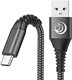 USB C Kabel,USB C Ladekabel [2 Stück 2M] Nylon 3.0A Fast Charge C Kabel Sync Schnellladekabel Typ C Ladekabel für Samsung Galaxy S10/S9/S8+/A50/A51/A40/A41/A70/A71/A20e/S20/Note 8/9,Huawei P9/P30 L