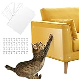 Pidsen Katzen Kratzschutz 8 Stücks, Möbel Kratzschutz Katze Couch Schutz mit 40 Schrauben, Couch Schutz Katze Guards Stoppen Haustier Scratch Protector für Sofa, Couch, S