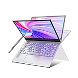 TOPOSH Notebook, Windows10/Windows 11 Laptop ,2 in 1 11,6 Zoll Touch Tablet,360 Grad Flip Rechner, 256 GB RAM 8 GB SSD, Celeron N4120, Quad Core, 2,4G / 5G WLAN, Handschrift Stift-Silb