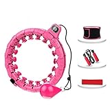 XIAOPENG Intelligenter Gewichteter Hula Hoop, Winstellbare/Bauchmassage/Fitness/Gewichtsverlust, Automatischer Drehring Fällt N