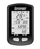 iGPSPORT GPS Fahrradcomputer iGS10 Radfahren Computer Unterstützung Pulsmesser und Geschwindigkeit Kadenz S