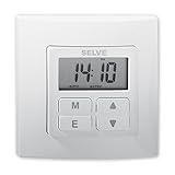 Smarttimer Plus, Zeitschaltuhr mit Astro-Abendfunktion, Urlaubsfunktion, Memory, Auto Sommer-/Winterzeit, Tages- oder Wochenuhr möglich, SELVE, Art.: 296500 + GRATIS EVEROXX®-Phasenprü