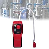 EnweKapu Gasprüfer, Flüssiggas Melder, Gaswarner Erdgas, Doppel Alarm, Hohe Empfindlichkeit, Gasmelder Batteriebetrieben Ideal für Hausgebrauch Camping Wohnwag