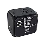 Internationales Netzteil Tragbarer internationaler Netzteil Reisestecker, Universal International Travel Adapter für Handys Laptops Kamera Ladegeräte Weltweite S