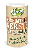 BIO GERSTENMEHL 250g • zum BACKEN, Brot, kochen, MÜSLI, Smoothie • VOLLKORN 100% ROH + gekeimt • ROHKOST-QUALITÄT • HOCHDOSIERTE gemahlene GERSTE PUR • reich an Magnesium, Eisen, Selen, Beta-G