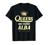 Personalisierbares Geschenk mit dem Namen 'Queens Are Name' T-S