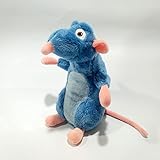 Niedliche Ratatouille Remy Maus Plüschtier Kuschelkissen Stofftier Puppe für Baby Kinder Paare Weihnachten Geburtstagsgeschenke Blau 25