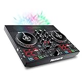 Numark Party Mix Live – DJ Controller Mischpult mit eingebauten Lautsprechern, Lichtshow; unterstützt direktes Streaming von TIDAL, SoundC