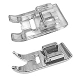 Z.Z.N. Zierstichfuß/Applikationsfuß & Zick Zack Nähfuß für Medion, Carina, Aldi, FIF, TCM, Privileg, Janome, Veritas, Toyota, Quasatron, Amysa, Singer und W 6