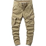 Yikesnt Herren Overalls Hosen Sommer Jugendmode Allgleiches Outdoor-Aktivitäten Freizeithosen mit Taschen 31