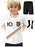 DE FANSHOP Kinder Personalisiertes Deutschland Trikot Set Z3