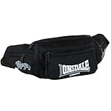 Lonsdale London Gürteltasche Bumbag Hip Bag schwarz grau - Einheitsgrö