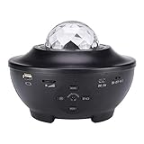 Projector Night Light - LED Sky Starry Music Galaxy Projector Voice Control Lamp Mit Bluetooth Music Speaker Remote Controller Für Baby