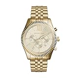 Michael Kors Herren Chronograph Quarz Uhr mit Edelstahl Armband MK8281