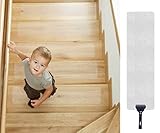 Antirutschstreifen Treppe, Queta Antirutschstreifen für Treppen Transparent Rutsch Streifen Rutschschutz Treppenstufen Matten, 15er Pack, 10cm x 60