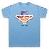 Stranger Things Palace Arcade Herren T-Shirt, Hellblau, Larg