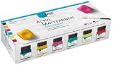 Kreul 75601 - Acryl Mattfarben im Color Living Set , cremig deckende, schnelltrocknende Farbe auf Wasserbasis, für viele verschiedene Untergründe geeignet, 6 x 20 ml Farb