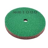 X-DREE 4' 'Durchmesser 1000 Körnung Trockenbeton Diamantpolierscheibe Scheibe Amaranth Grün(Disco diamantato con disco diamantato per calcestruzzo diamantato a grana grossa 1000 'Amaranth G